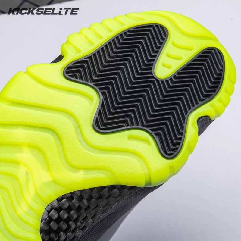 Air Jordan 11 GS Black Barely Volt Men's