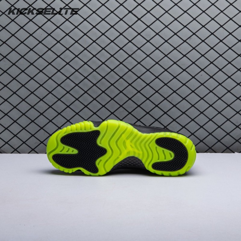 Air Jordan 11 GS Black Barely Volt Men's