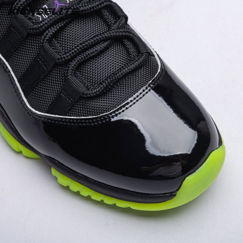 Air Jordan 11 GS Black Barely Volt Men's