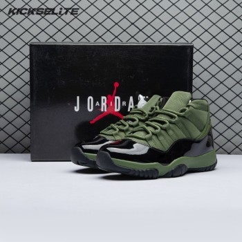 Air Jordan 11 Retro Army Green Black CT8012 300 Men's