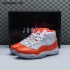 Air Jordan 11 Retro High 72-10 White Orange Men's