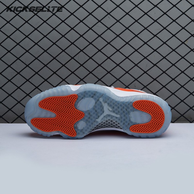 Air Jordan 11 Retro High 72-10 White Orange Men's