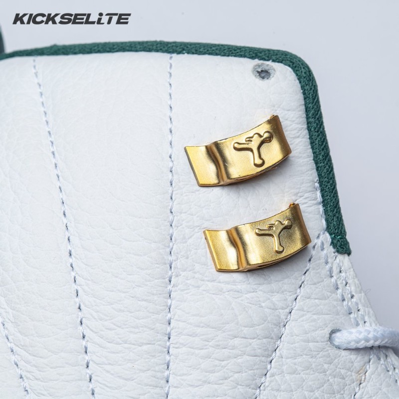 Air Jordan 12 White Green Men's