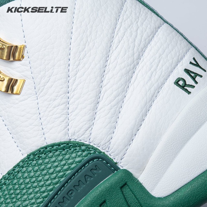 Air Jordan 12 White Green Men's