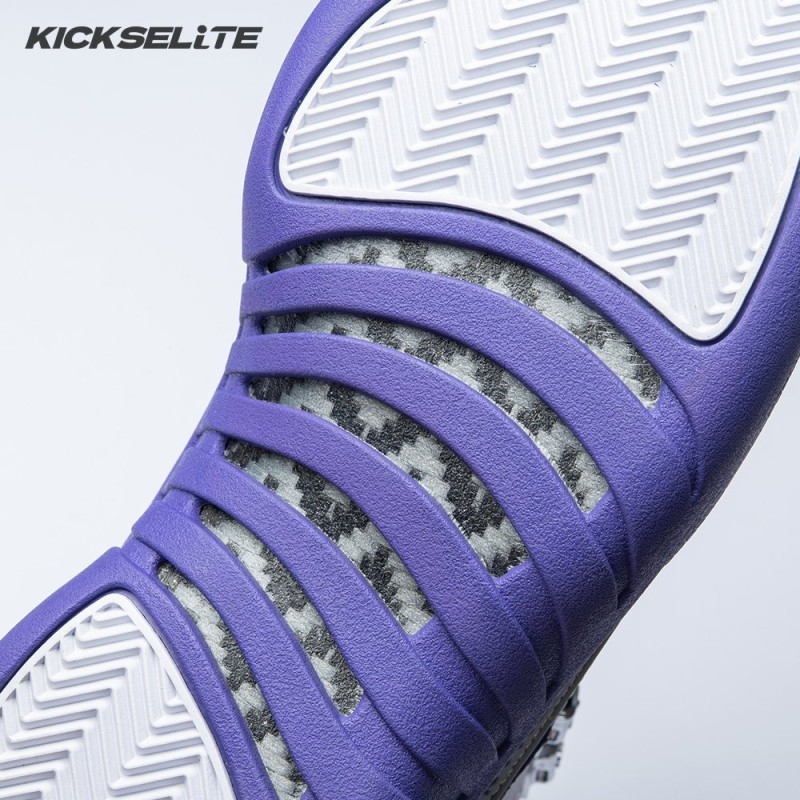 Air Jordan 12 White Purple Men's