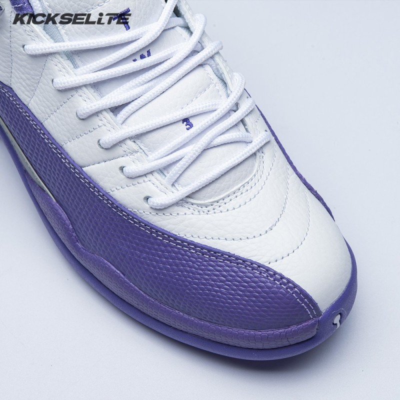 Air Jordan 12 White Purple Men's