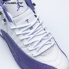 Air Jordan 12 White Purple Men's