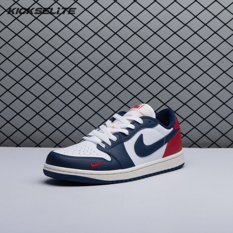 Air Jordan 1 Low OG 'Gym Red & Midnight Navy' HQ2993-100 Unisex