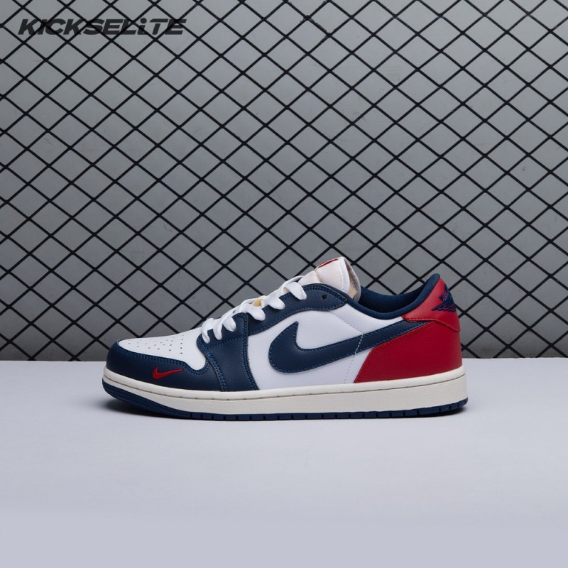 Air Jordan 1 Low OG 'Gym Red & Midnight Navy' HQ2993-100 Unisex