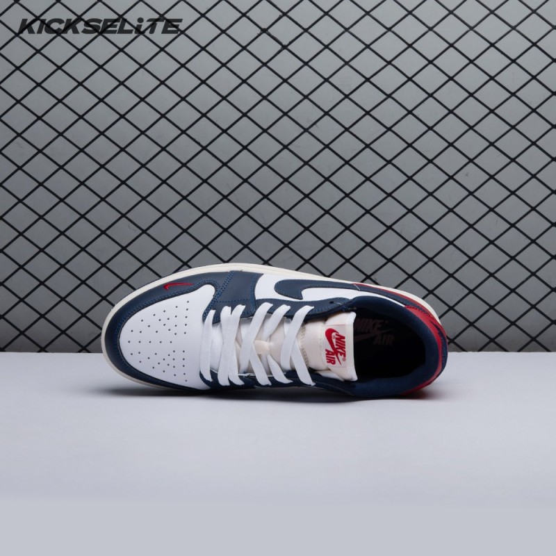 Air Jordan 1 Low OG 'Gym Red & Midnight Navy' HQ2993-100 Unisex
