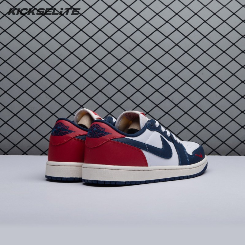 Air Jordan 1 Low OG 'Gym Red & Midnight Navy' HQ2993-100 Unisex