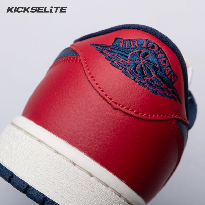 Air Jordan 1 Low OG 'Gym Red & Midnight Navy' HQ2993-100 Unisex