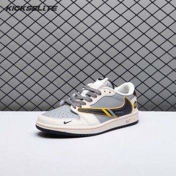 Travis Scott x Fragment Design x Air Jordan 1 Low OG SP AJ1 Su7-Ultra XX3168-162 Unisex