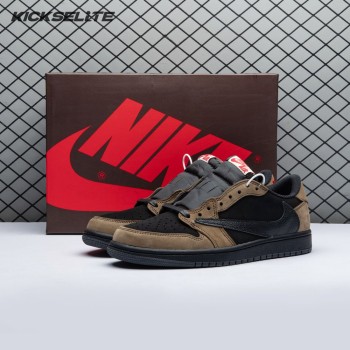 Travis Scott x Air Jordan 1 Low OG Velvet Brown DM7866 202 Unisex