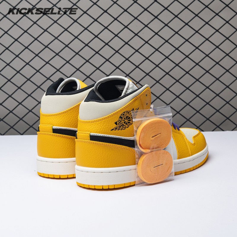 Air Jordan 1 Mid SE Lakers 852542-700 Unisex
