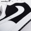 Air Jordan 1 Mid White Black Unisex