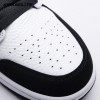 Air Jordan 1 Mid White Black Unisex