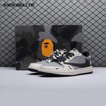 Travis Scott x Air Jordan 1 Reverse Mocha BB6511 626 Unisex