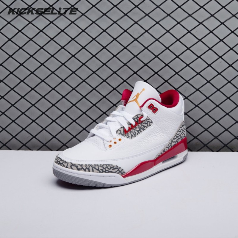 Jordan 3 Retro Cardinal Red CT8532-126 Unisex
