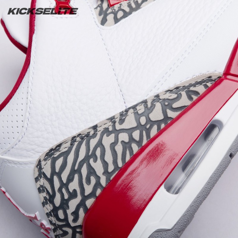 Jordan 3 Retro Cardinal Red CT8532-126 Unisex