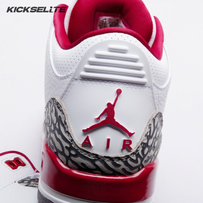 Jordan 3 Retro Cardinal Red CT8532-126 Unisex