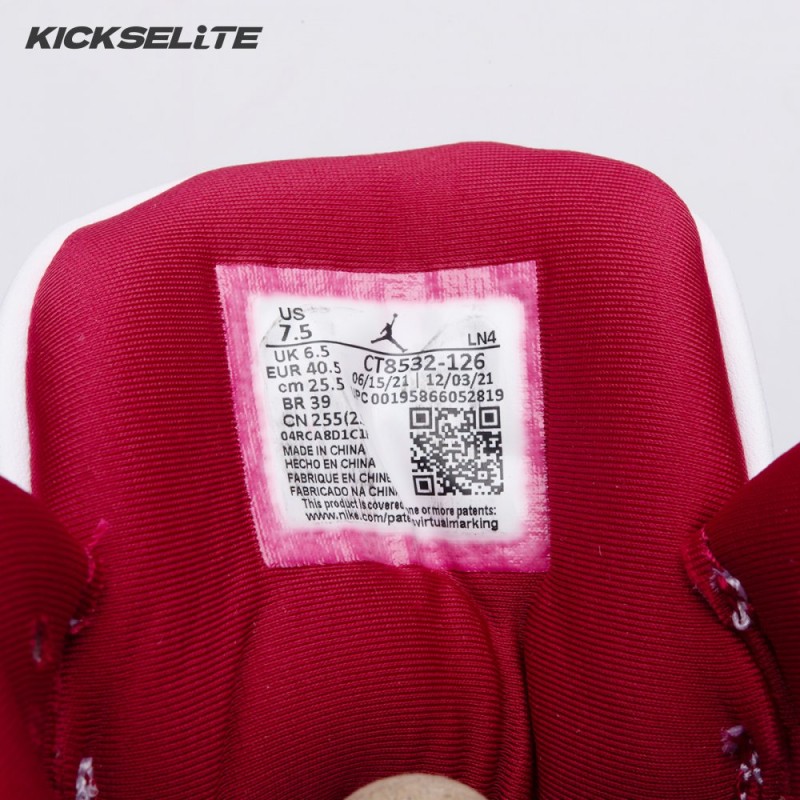 Jordan 3 Retro Cardinal Red CT8532-126 Unisex