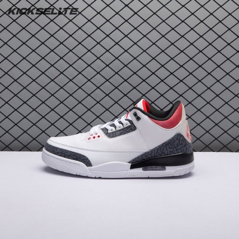Air Jordan 3 Retro Denim SE 'Fire Red' Men's