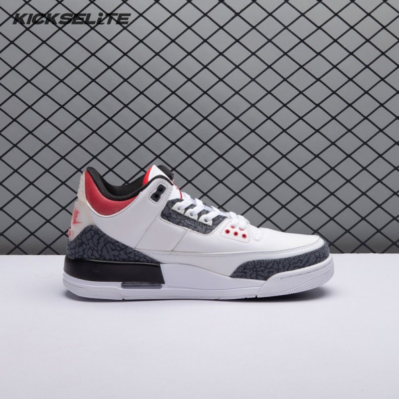 Air Jordan 3 Retro Denim SE 'Fire Red' Men's