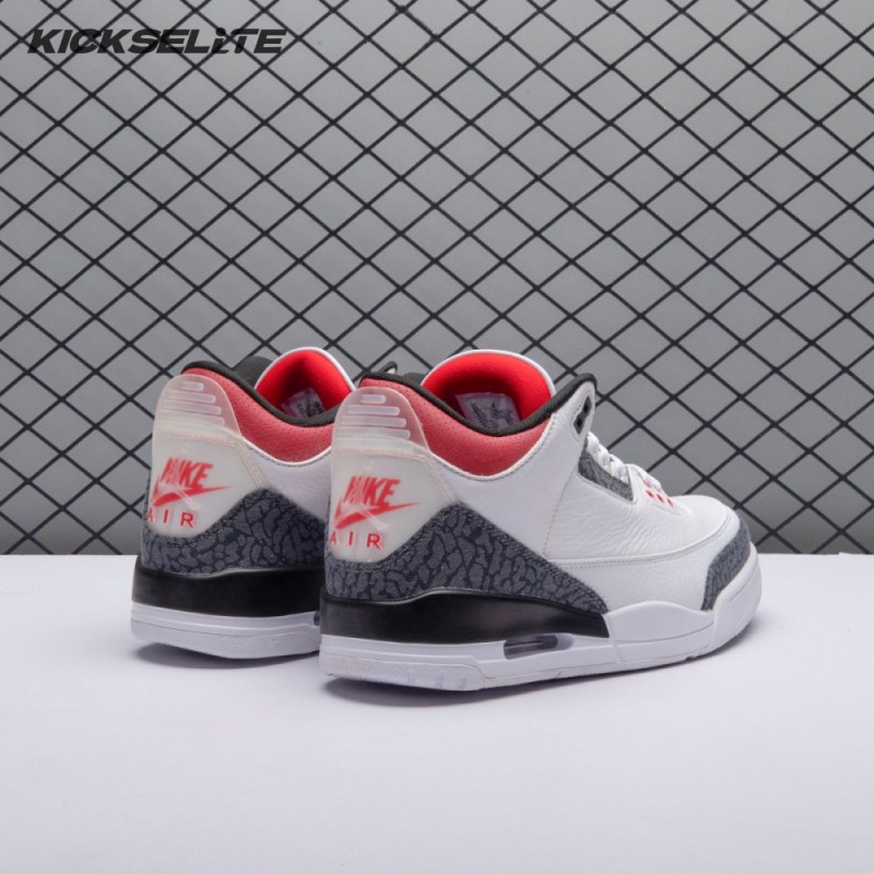 Air Jordan 3 Retro Denim SE 'Fire Red' Men's