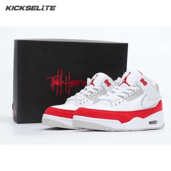 Air Jordan 3 Retro Tinker White University Red Men's