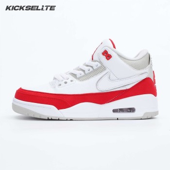 Air Jordan 3 Retro Tinker White University Red Men's