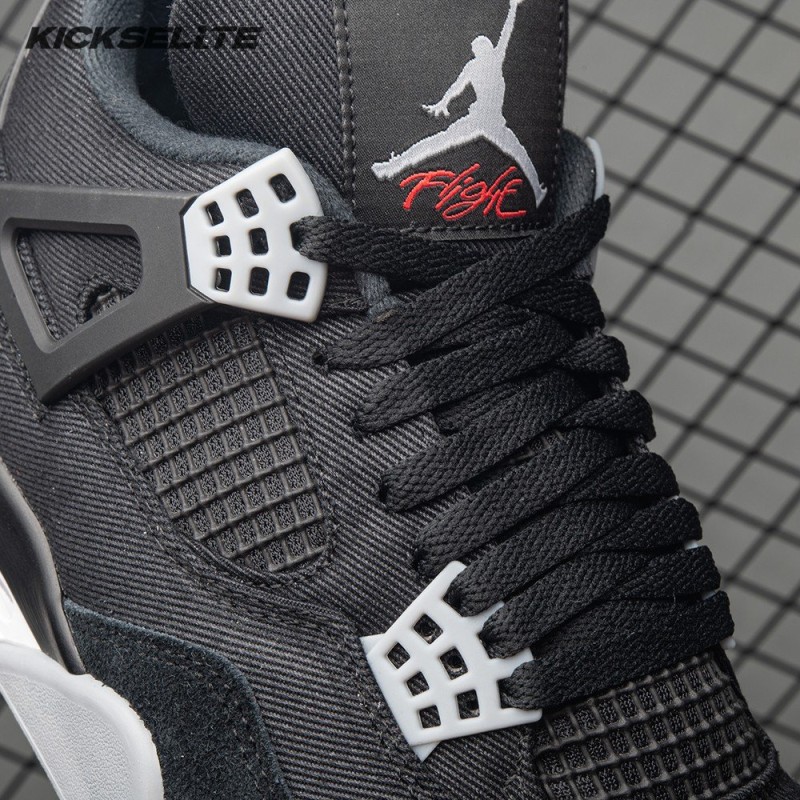 Air Jordan 4 Retro SE Black Canvas DH7138-006 Men's