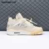 Air Jordan 4 RERO x Off-White AJ4 OW Sail Unisex