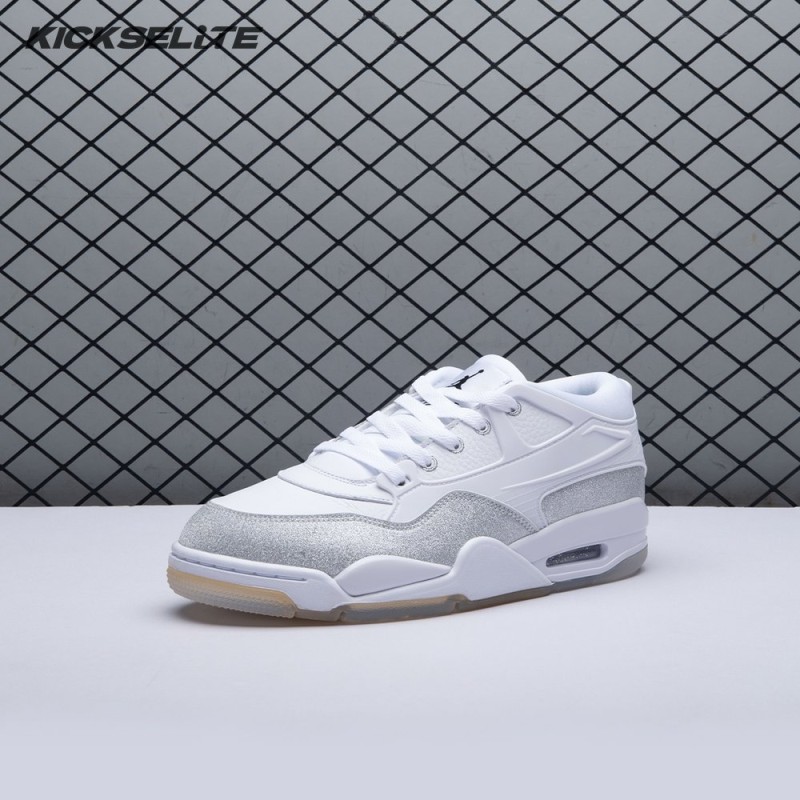 Air Jordan 4 RM White Metallic Silver HQ3441-111 Unisex