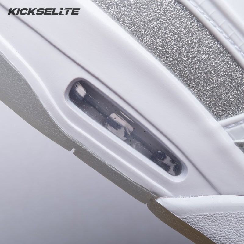 Air Jordan 4 RM White Metallic Silver HQ3441-111 Unisex