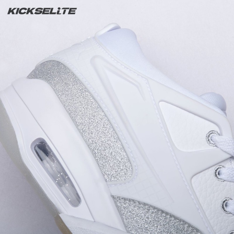 Air Jordan 4 RM White Metallic Silver HQ3441-111 Unisex