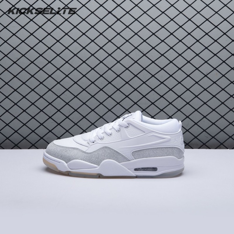 Air Jordan 4 RM White Metallic Silver HQ3441-111 Unisex