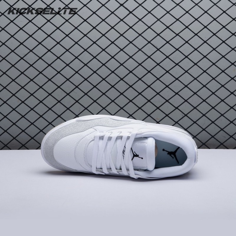 Air Jordan 4 RM White Metallic Silver HQ3441-111 Unisex