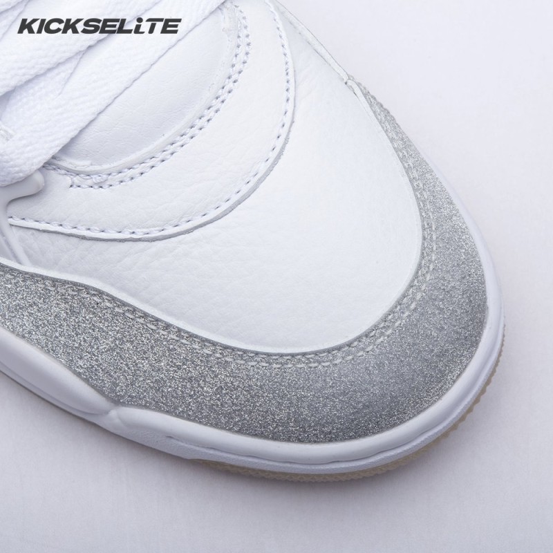 Air Jordan 4 RM White Metallic Silver HQ3441-111 Unisex