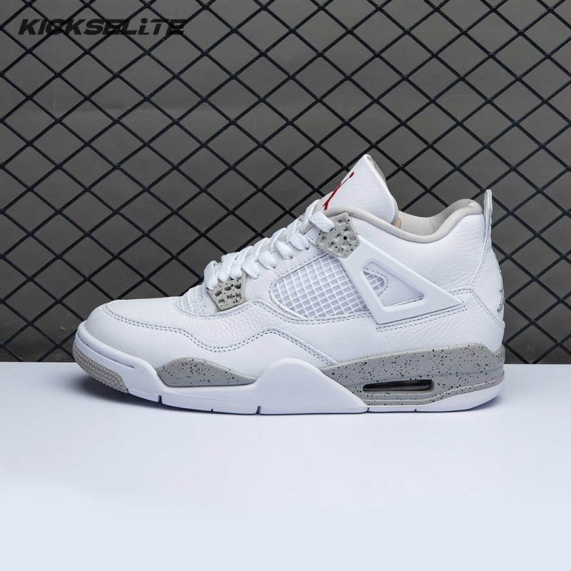 Air Jordan 4 Retro 'White Oreo' Unisex