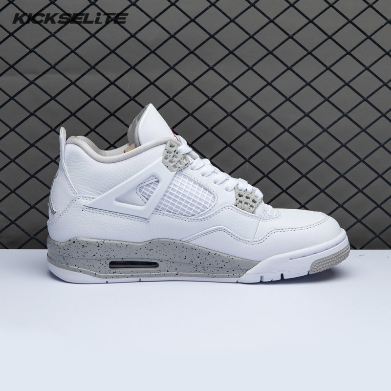 Air Jordan 4 Retro 'White Oreo' Unisex