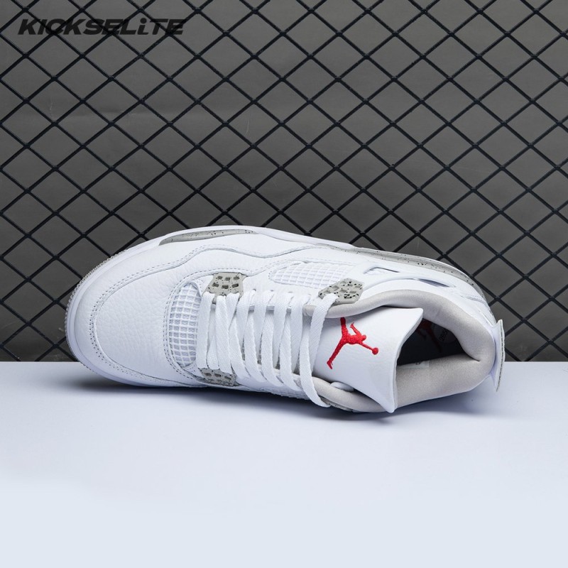 Air Jordan 4 Retro 'White Oreo' Unisex