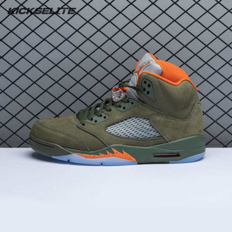 Air Jordan 5 Olive 2024 Men's Air Jordan 5 Olive 2024 Men's
