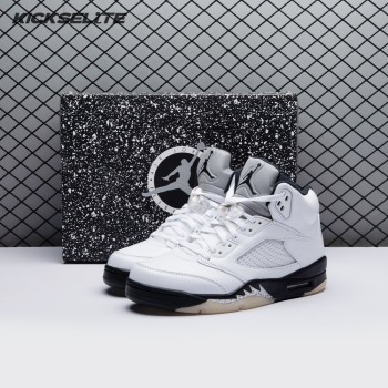 Air Jordan 5 White and Black DD0587 110 Men's