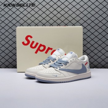 Travis Scott X Fragment Design X Air Jordan 1 Low OG SP DIY1688-007 Unisex