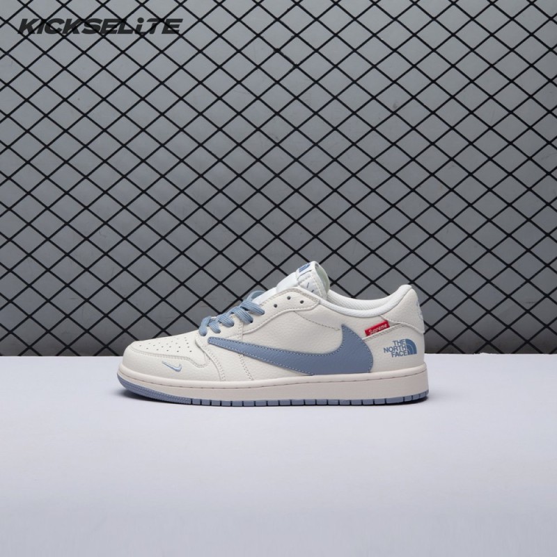 Travis Scott X Fragment Design X Air Jordan 1 Low OG SP DIY1688-007 Unisex