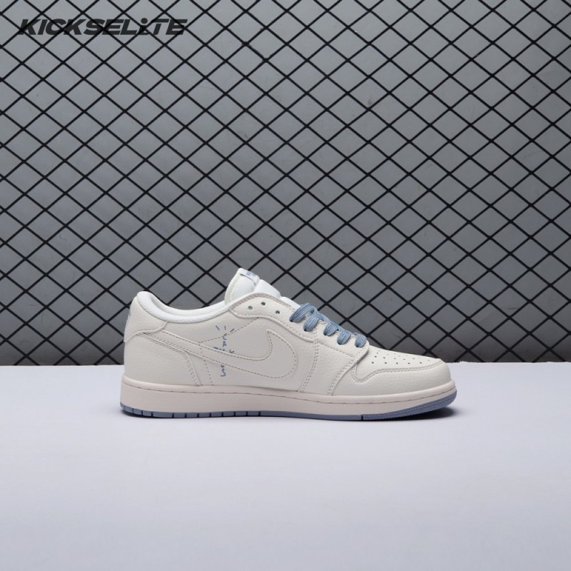 Travis Scott X Fragment Design X Air Jordan 1 Low OG SP DIY1688-007 Unisex