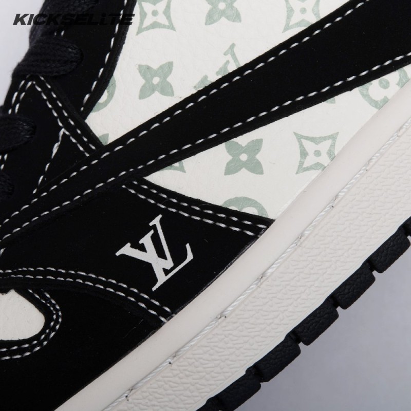 Travis Scott x Fragment Design x Air Jordan 1 Low OG SP Black Off White Grey LX1988-200 Unisex