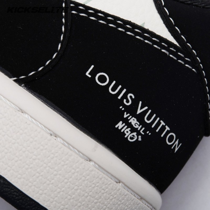 Travis Scott x Fragment Design x Air Jordan 1 Low OG SP Black Off White Grey LX1988-200 Unisex