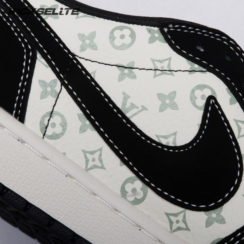 Travis Scott x Fragment Design x Air Jordan 1 Low OG SP Black Off White Grey LX1988-200 Unisex